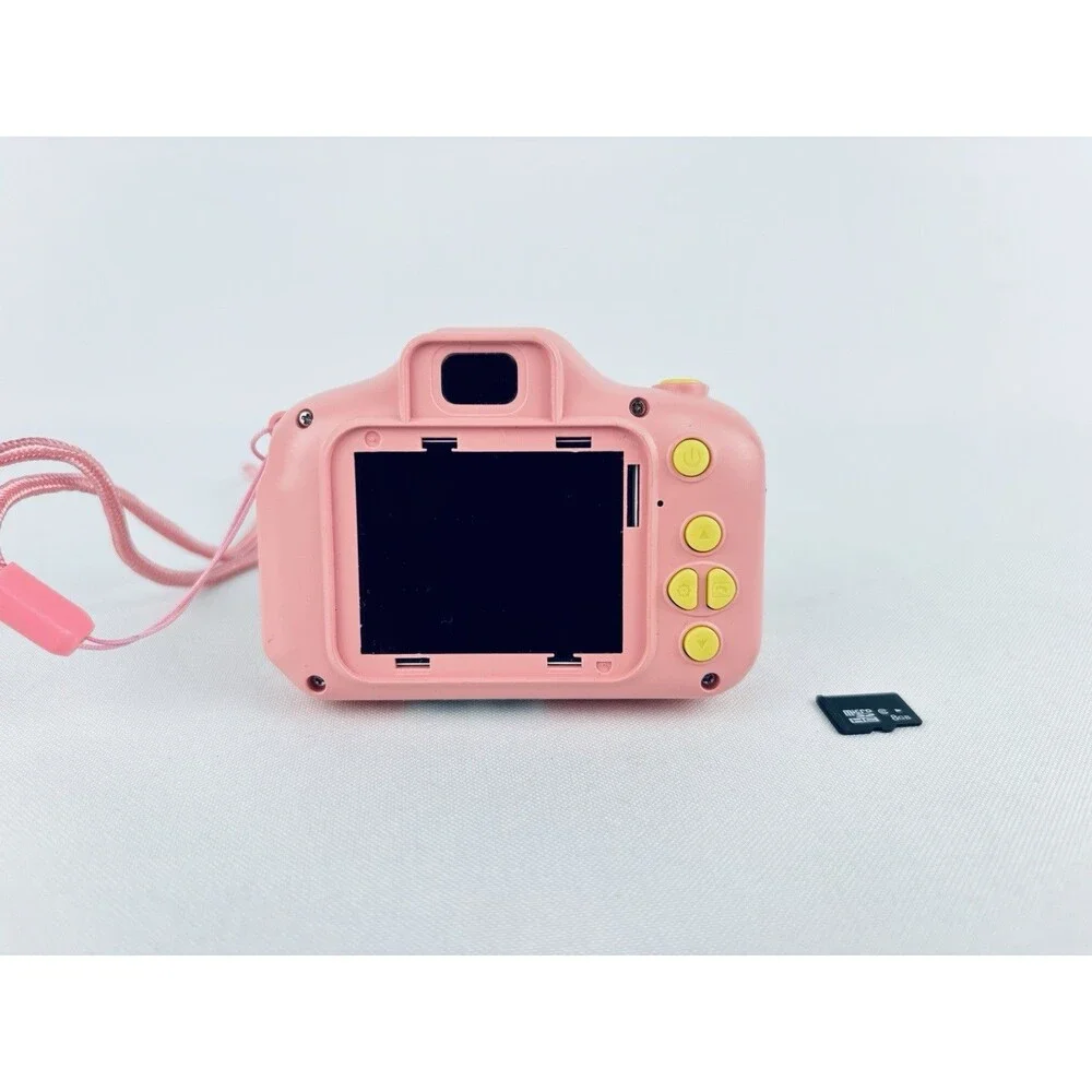 Digital Camera Brilliant Innovations - Pink- 8gb‎ Micro SD Card - Kid Child -
